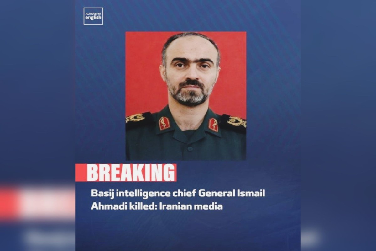 İranın “Bəsic” qüvvələrinin kəşfiyyat rəhbəri öldürüldü