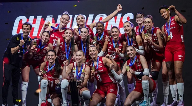 Türkiyənin qadın voleybol komandası Millətlər Liqasının çempionu oldu