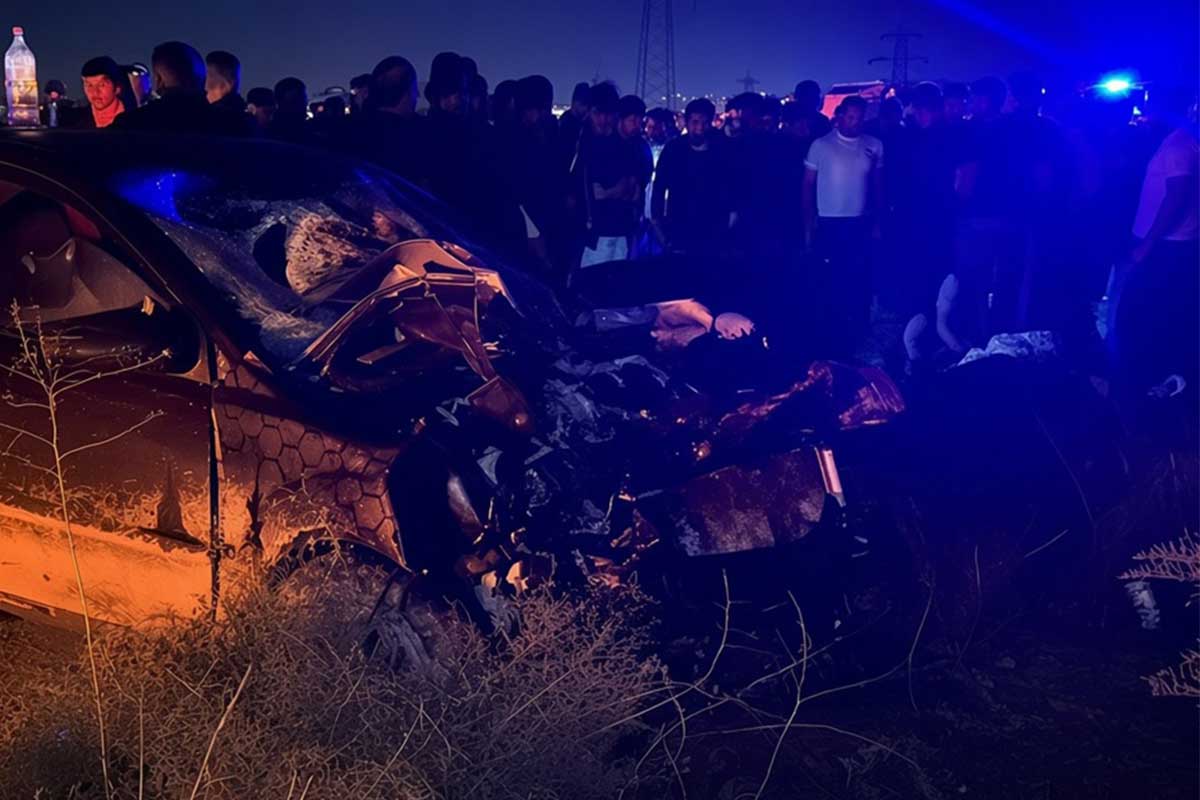 Masazırda motosikletlə avtomobil toqquşdu – Ölənlər var – VİDEO